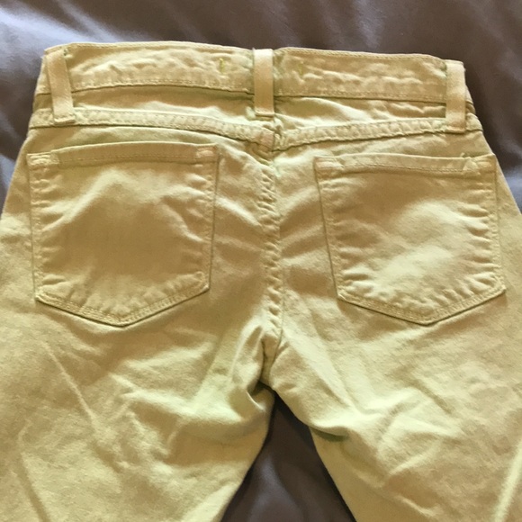 Vintage Klique B Los Angeles Lime Green Denim Skinny Leg Jean Size 0 - Picture 5 of 8